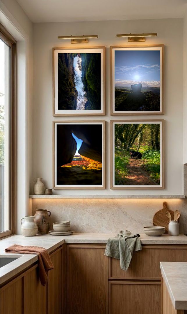 Druids Temple Stone Wall Framed View Bundle