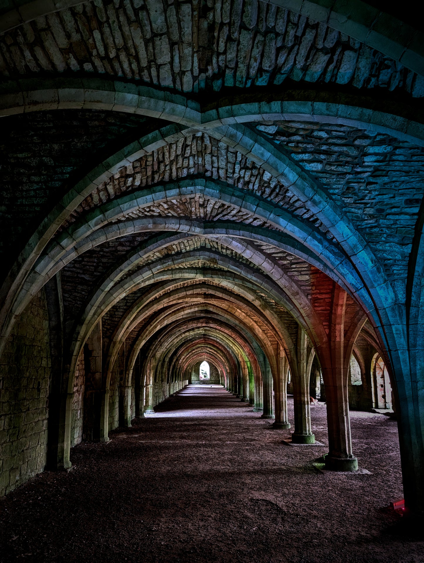 Fountains Abbey Gothic Cloister Hallway Bundle