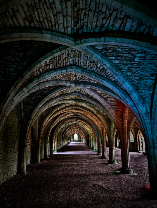 Fountains Abbey Gothic Cloister Hallway Bundle