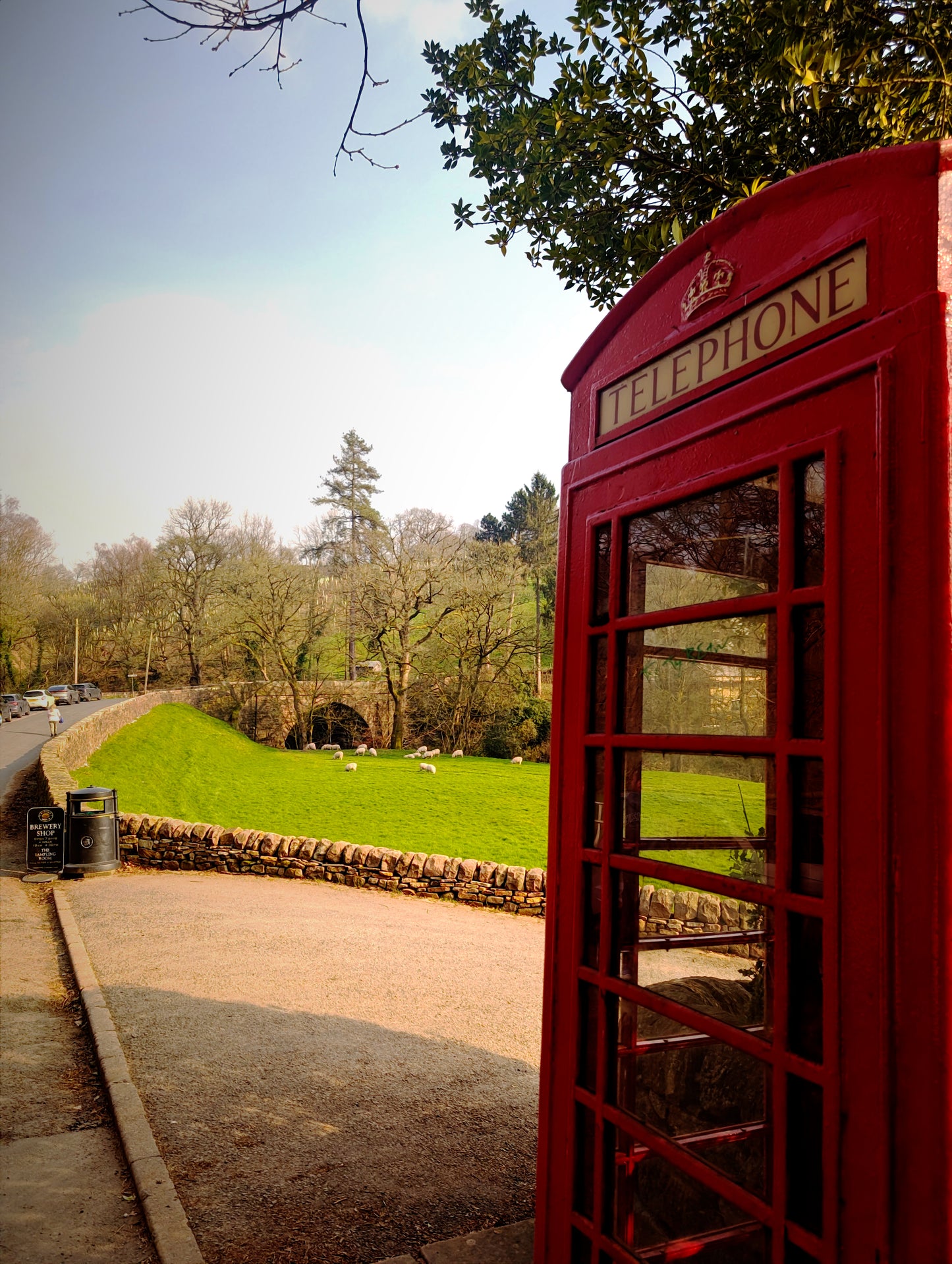 Phone Box with a view