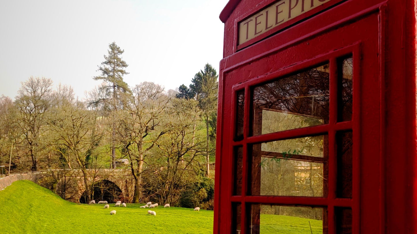Phone Box with a view