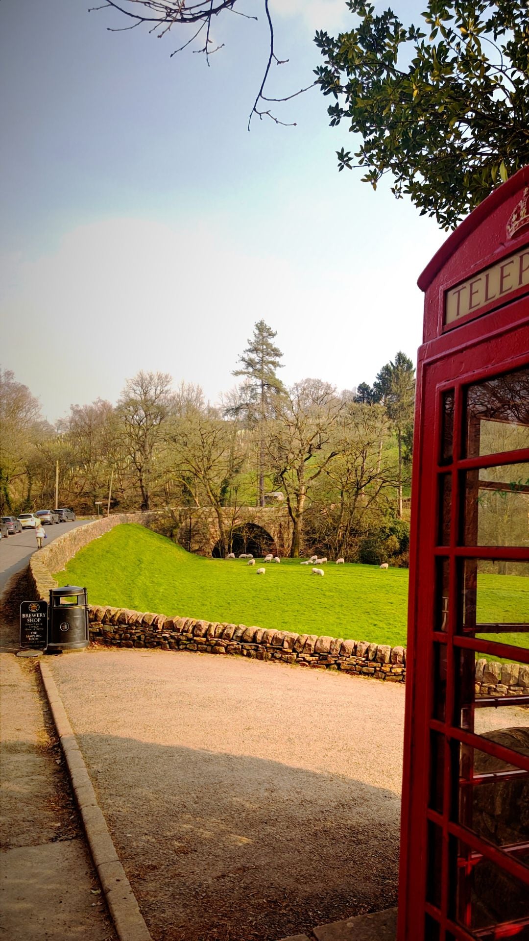 Phone Box with a view